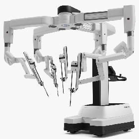 3D Surgical Robotic System da Vinci SI Rigged